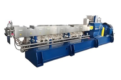 Système de granulation plastique à double vis à un seul étage