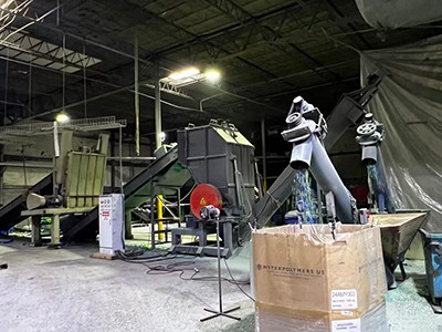 Usine de recyclage des déchets plastiques sur mesure