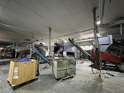 Usine de recyclage des déchets plastiques sur mesure