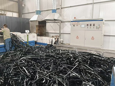 Solution de recyclage des rubans de goutte-à-goutte