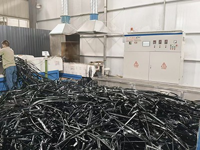 Solution de recyclage des rubans de goutte-à-goutte