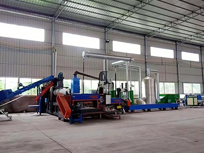Ligne de granulation pour recyclage des films PE