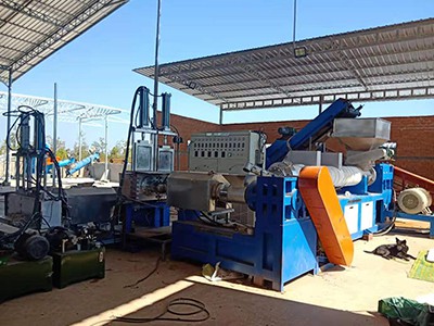 Ligne de granulation des plastiques en Tanzanie