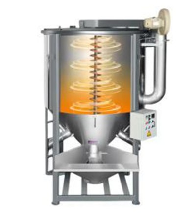Mélangeur vertical pour granulés plastiques